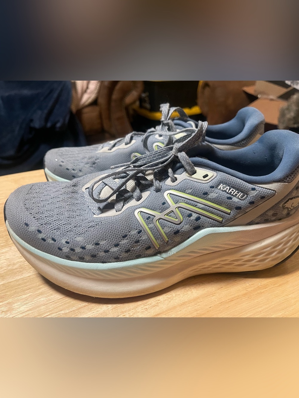 Karhu Mestari Run Women's Size 8 Blue Grey Track Road Running Trainer F205000